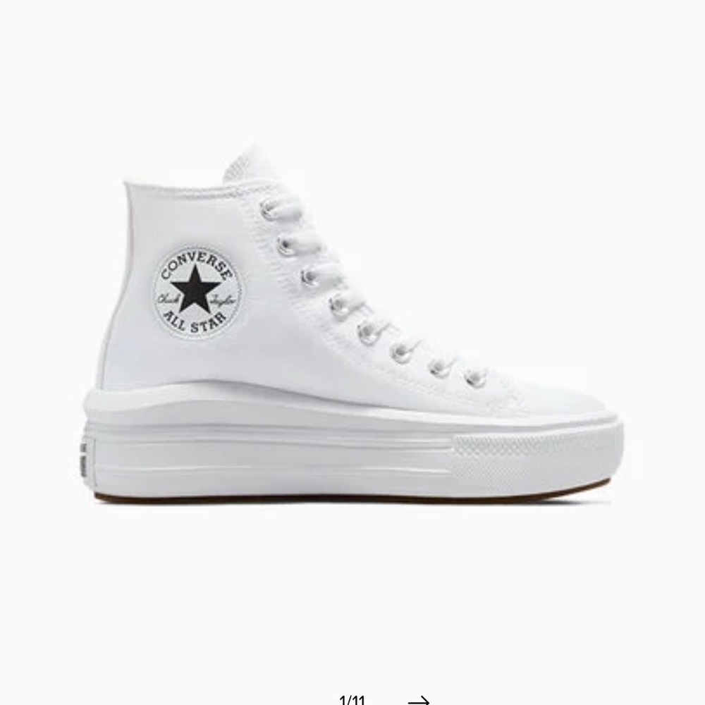 Converse high top platform sneakers